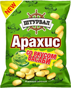 Арахис жареный со вкусом Васаби 50г Штурвал