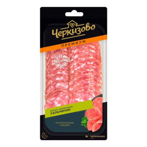 Колбаса сыро-копчёная Сальчичон нар 100гр 1/12