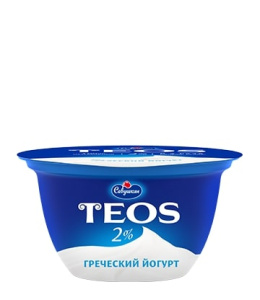 Йогурт Греческий Teos 2,0% п/ст 140г Савушкин