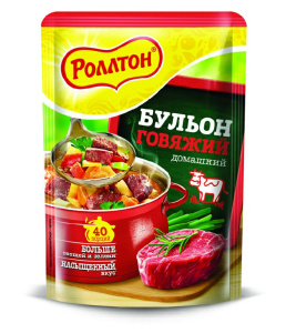 Бульон Роллтон 90г.Говяжий домашний