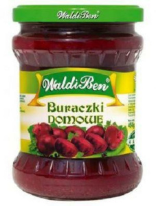 Свекла тертая маринованная  450г ст/б Валдибен
