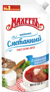 Майонез "Сметанный " 50,5% 380г д/п