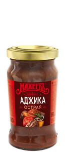 Аджика острая 190г ст/б. 12шт Махеев