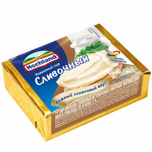 Сыр плавл. сливочный (блочки) 50гр Hochland(36/1)