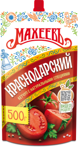 Кетчуп "Краснодарский" 500г д/п 10шт