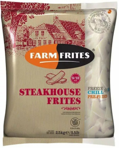 Картофель "Фри Стейкхаус" 9/18 мм, 2,5 кг (Farm Frites)