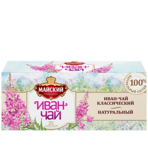 Чай Майский Иван-чай классический черный 25*37,5г