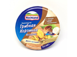 Сыр плавл. Ассорти Коричневое (с грибами) 140гр Hochland (10/1)