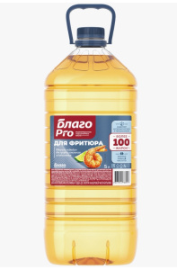 Масло подсол. для фритюра раф. дез. Благо Pro 5л 1/3