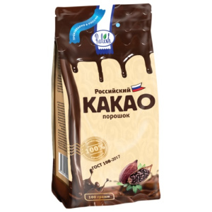 Какао-порошок натуральный ГОСТ м/уп 100гр*60шт Relish