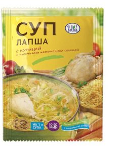 Суп Лапша с курицей 60гр*35шт Relish