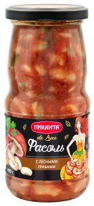 Фасоль с лесными грибами 360гр (1/10)