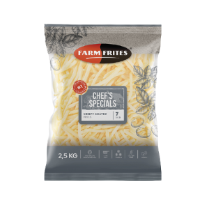 Картофель в панировке Chefs specials Crispy7мм быстрого приготовления  2,5 кг Farm Frites (1/5)