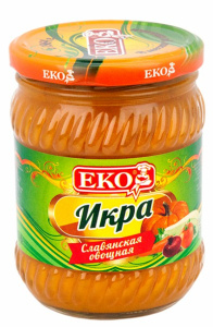 Икра овощная 480 гр ст/б Еко