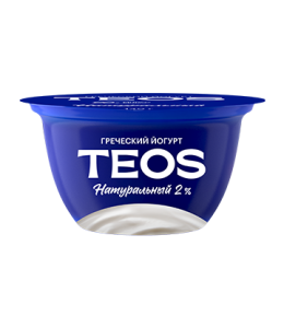 Йогурт Греческий Teos 2,0% п/ст 140г Савушкин