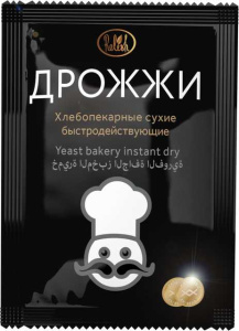 Дрожжи сухие хлебопекарные быстодейств. 100гр*60шт Relish