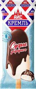 Эскимо Айс-Кремль слив. суфле зефирное в мягкой шок. глазури 70гр (1/30)