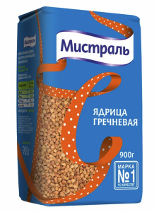 Гречка Мистраль Ядрица 900гр 1/12