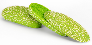 Булочка для хот-дога Зелёная с кунжутом 60гр (36шт)