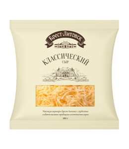 Сыр Брест-Литовск классический ТЁРТЫЙ 45% 200г Савушкин