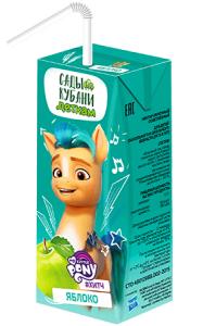 Нектар Яблочный Сады кубани Slim Leaf 0,2л