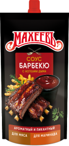 Соус деликатесный Махеев Барбекю д/п 230г 1/16