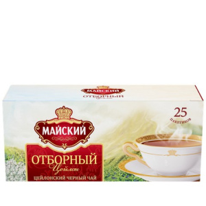 Чай Майский Отборный черный 25*50г