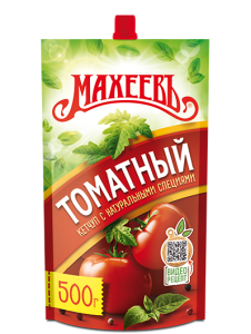 Кетчуп "Томатный" 500г д/п 10шт