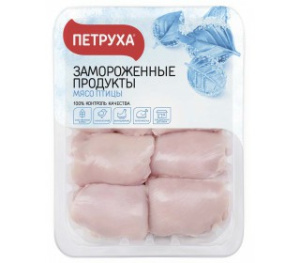 Мякоть бедра бескостное ЦБ упак. в лоток и г/я 12кг (~750гр) Петруха, весовой