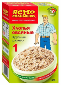 Хлопья овсяные №1 500г