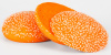 Булочка для гамбургера Оранжевая с кунжутом 55гр (45шт)