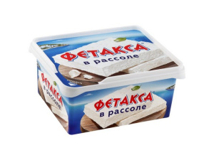 Сыр мягкий в рассоле ФЕТАКСА 400гр/480гр с заливкой Hochland(6/1)