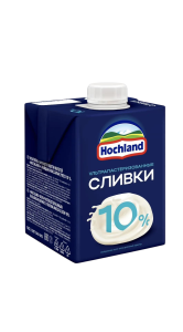 Сливки питьевые ультрапаст. 10% Hochland 500мл 1/12
