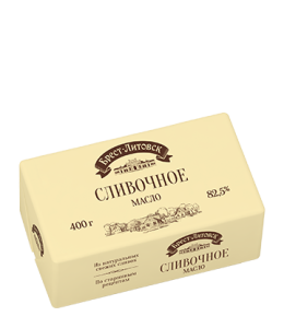 Масло сладк-слив несол.Брест-Литовск 82,5% 400г Савушкин