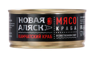 Краб Камчатский Мясо в собственном соку ж/б 110гр 1/8 СЗРК