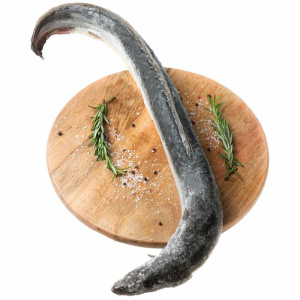 Угорь замороженный потрошёный 200-300гр вес, весовой