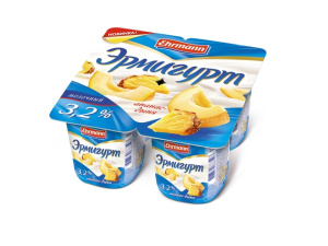 Эрмигурт молочный Ананас-Дыня 3,2% 4*100г(24/4)