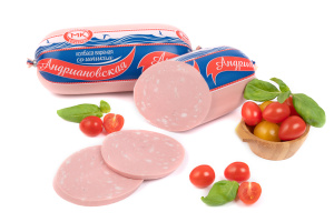 Колбаса вареная Андриановская со шпиком 400гр МК-Балтика