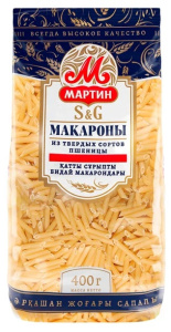 Макароны Перья №1 Мартин 400гр 1/20