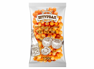Кукурузные шарики вкус кетчуп 150г 1/14