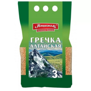 Крупа гречневая Алтайская  3000 гр. "Националь"