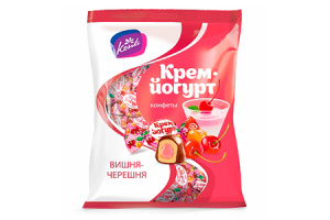 Конфеты "Крем-Йогурт" вишня-черешня 240г Конти