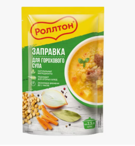 Заправка для горохового супа стерилиз. 250гр Роллтон 22%НДС