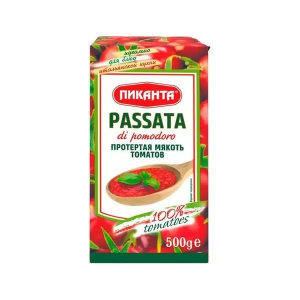 Протёртая мякоть томатов 500гр Пиканта Tetra-Pak 1/9