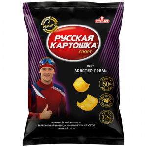 Чипсы Русская картошка (Лобстер гриль 90г 15ш) (НДС 10%)