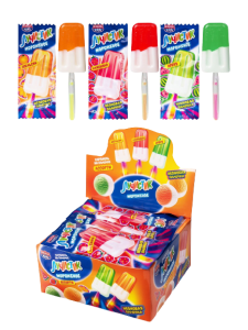 Карамель на палочке "Лучистик Мороженое" 10г*24бл*30шт