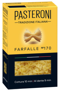 Макароны PASTERONI Бабочки №170 400г Саоми