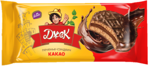 Печенье-сэндвич "Джек" вкус какао 100гр (50шт)