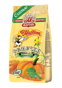 Семена тыквы неочищенные От Мартина с солью 100гр (1/20)