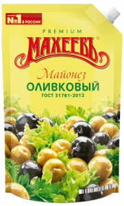 Майонез "Оливковый" 50,5% 770г д/п